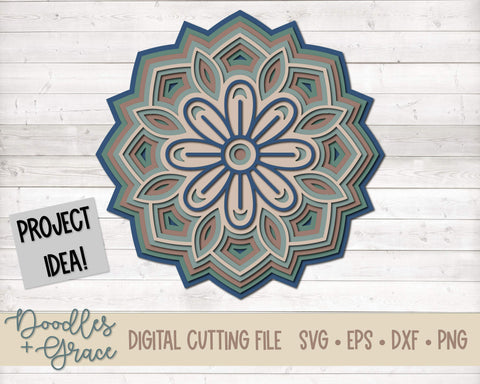 Free Free 88 3D Flower Mandala Svg SVG PNG EPS DXF File