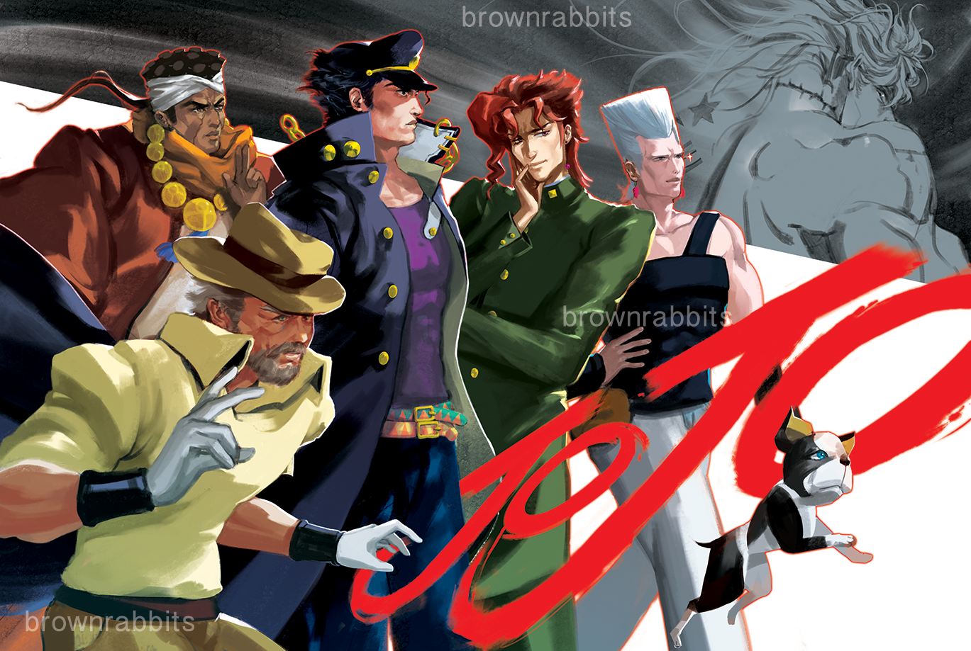 Jojo S Bizarre Adventure Stardust Crusaders ジョジョの奇妙な冒険 スターダストクルセイダース Brownrabbits