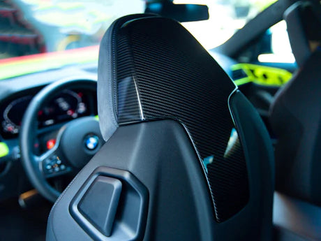 BMW G8X M3 and M4 Carbon Fiber Seat Back Covers
