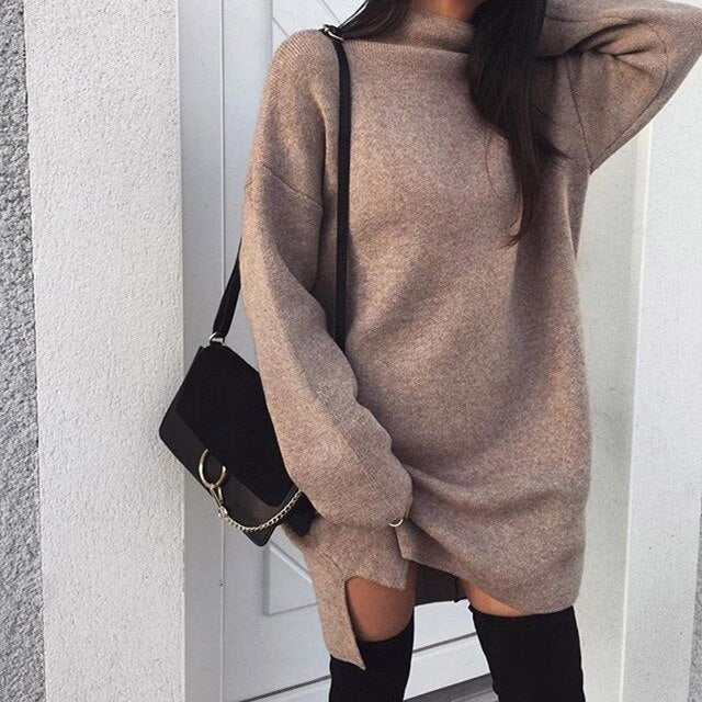 knitted t shirt dress