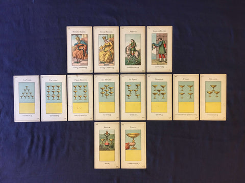 Suit of Cups Etteilla Tarot Deck