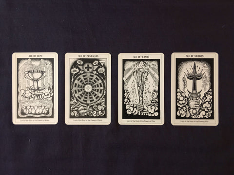 Hermetic Tarot Aces