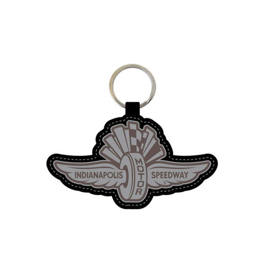 Wing Wheel Flag PVC Spinner Keychain