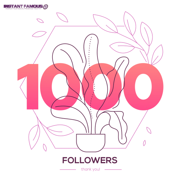1000 instagram followers