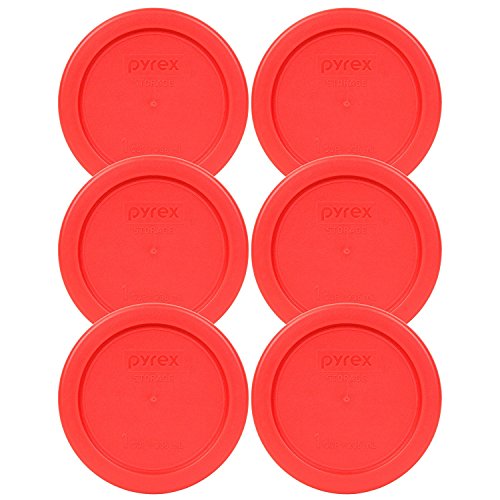 Pyrex 7211R-PC 4-Lock/Freshlock Poppy Red Plastic Replacement Lid