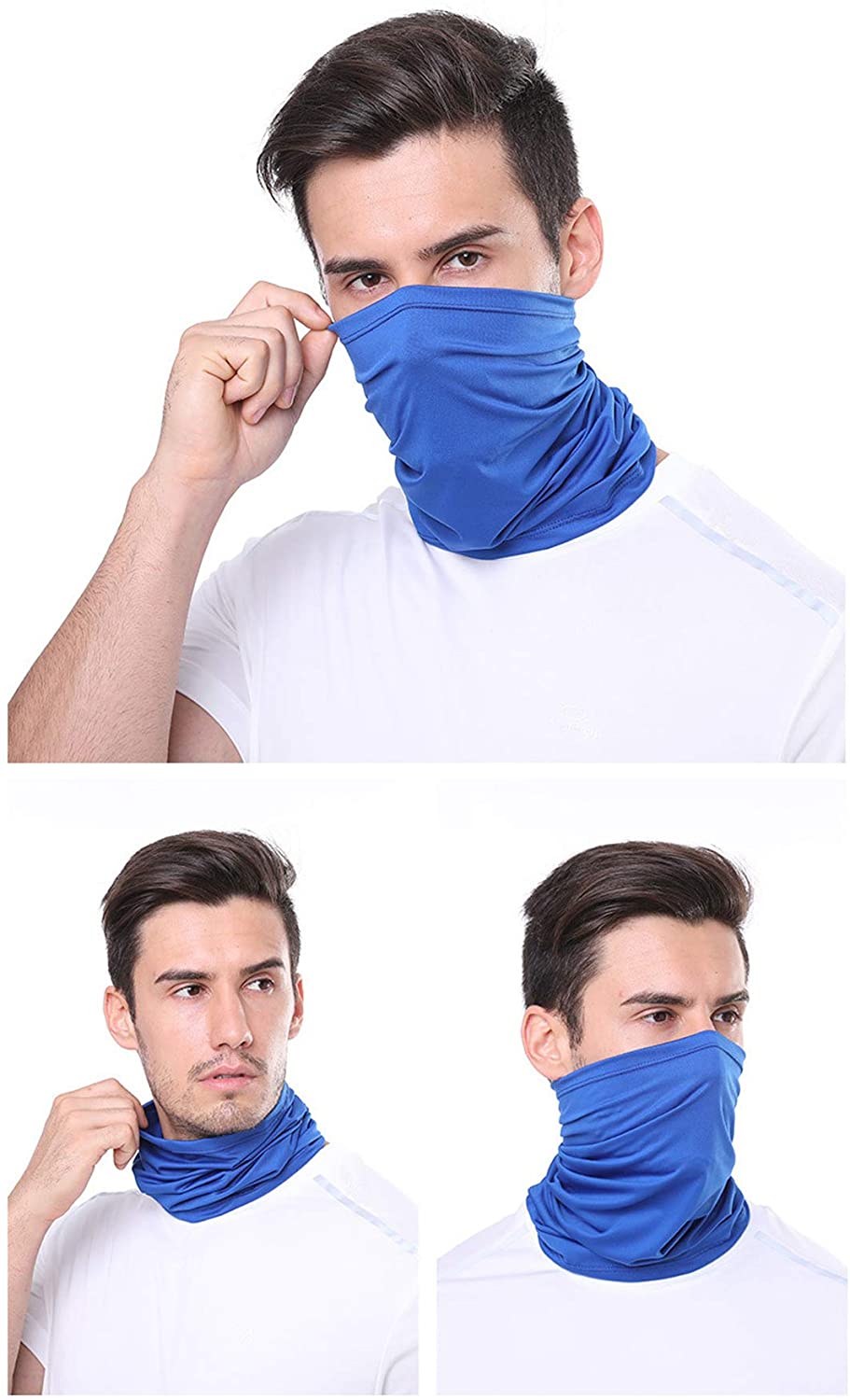 2 Pack of Multi-Purpose Scarf Neckerchief Outdoor Headwear Bandana ...