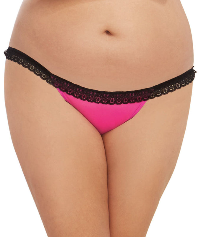 women's plus size thong panties