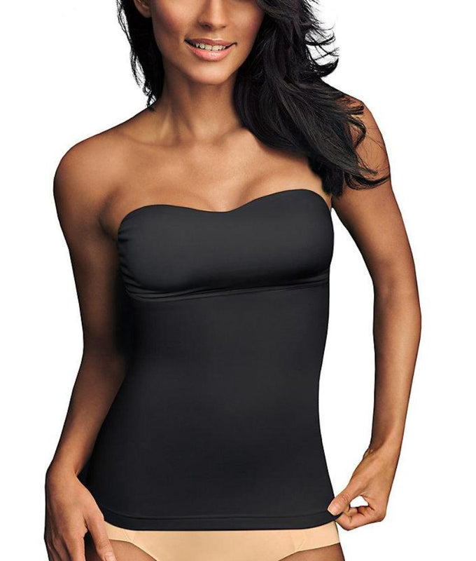 black strapless camisole