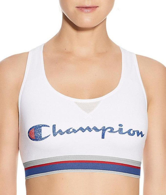white champion sports bra