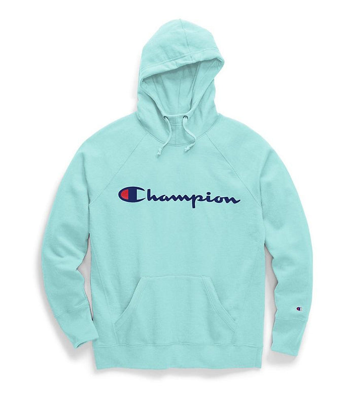 champion aqua hoodie