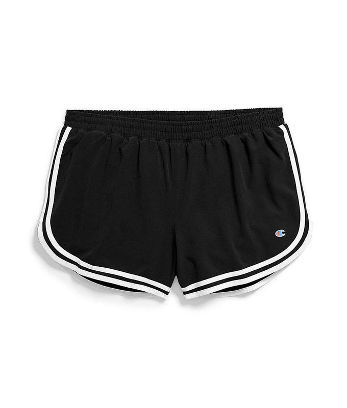 black and white champion shorts