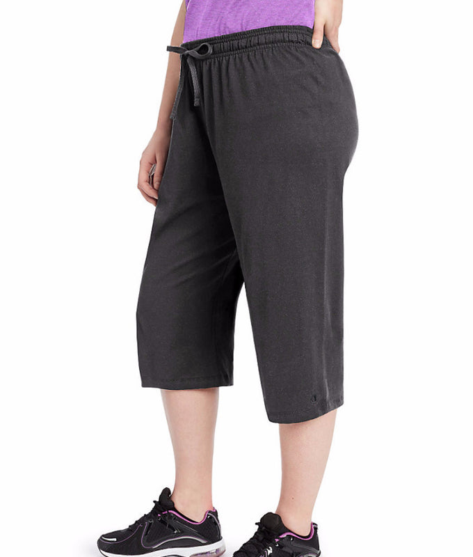 champion women's jersey capris