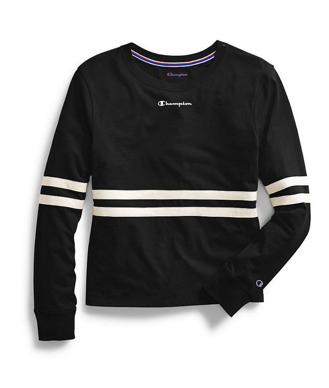 black long sleeve champion shirt womens