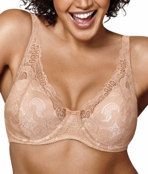 playtex love my curves beautiful lift unlined underwire bra us4825