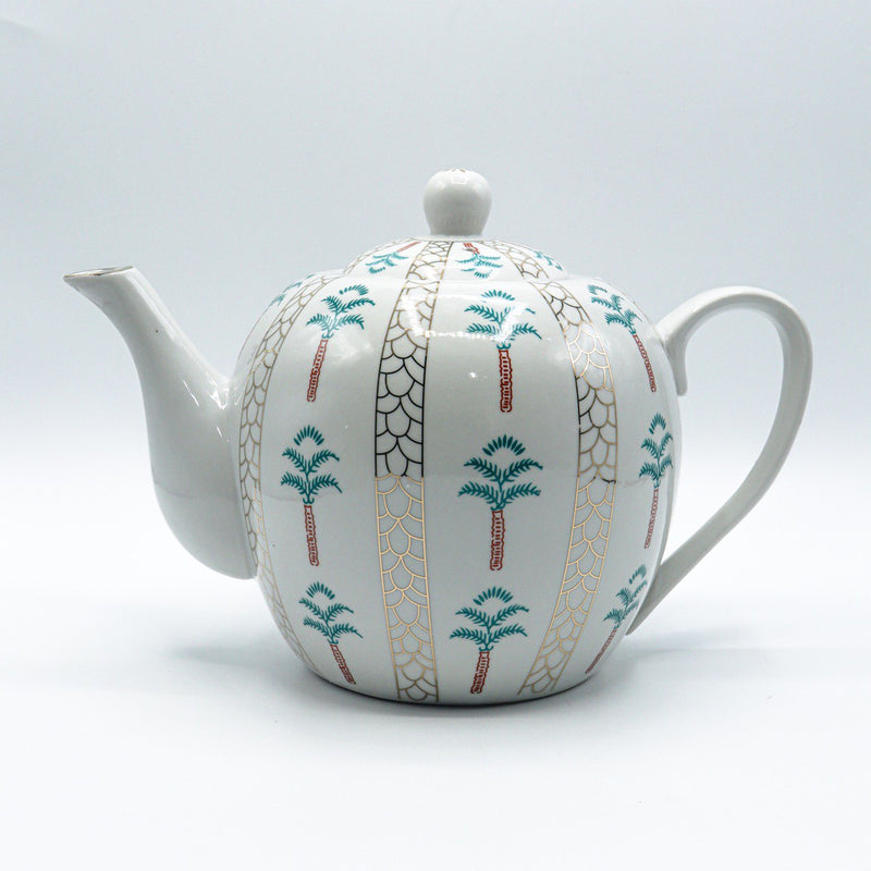 Crystal Cup - Shumali Porcelain tea pot 2200 ml  |  كريستال كوب - غوري شاي شمالي بورسلان 2200 مل
