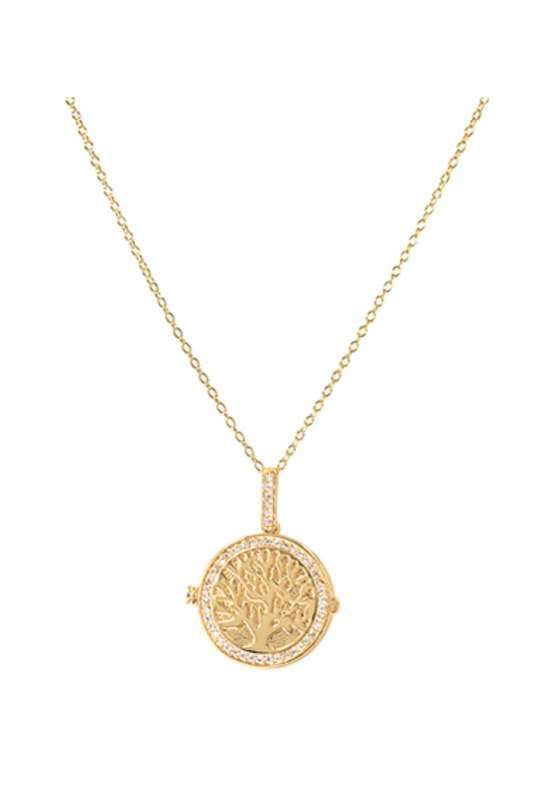 
            
                Load image into Gallery viewer, Tree of Life Locket Necklace - Case Collection Clothing
            
        