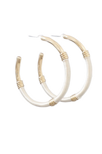 Dragonfly Hoops | Ivory