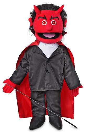 Devil Puppet With Glowing Eyes