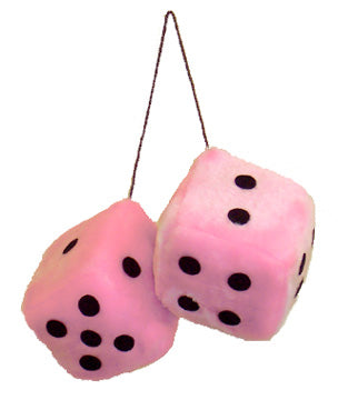 pink-4-inch-fuzzy-dice