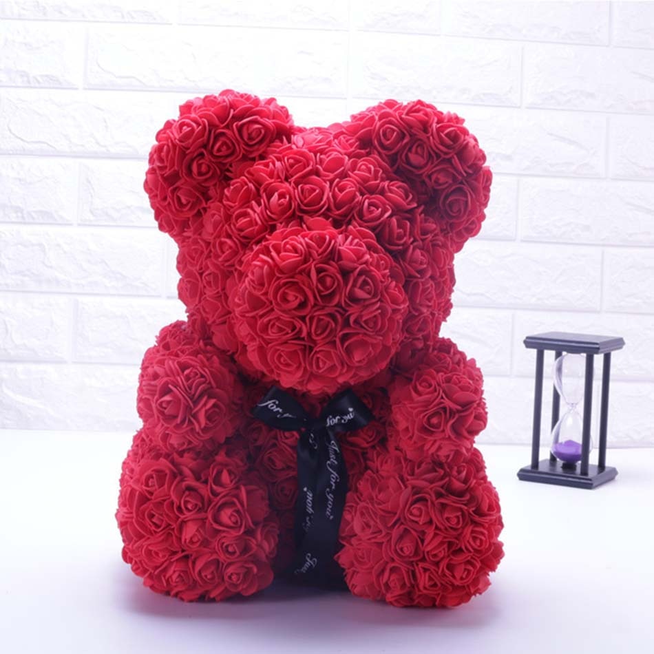 red valentines bear