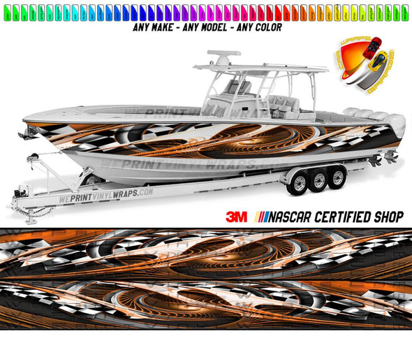 TRACKER CUSTOM BOAT GRAPHICS DECALS HUGE JAVELIN