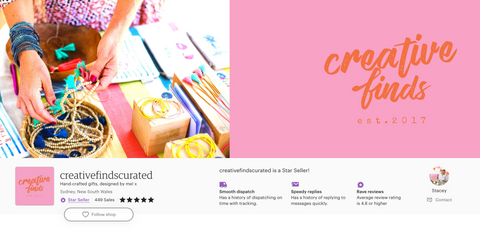 creative finds on etsy - homepage