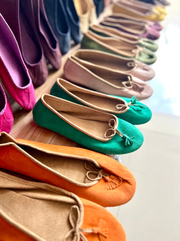 ballet flats in many colours