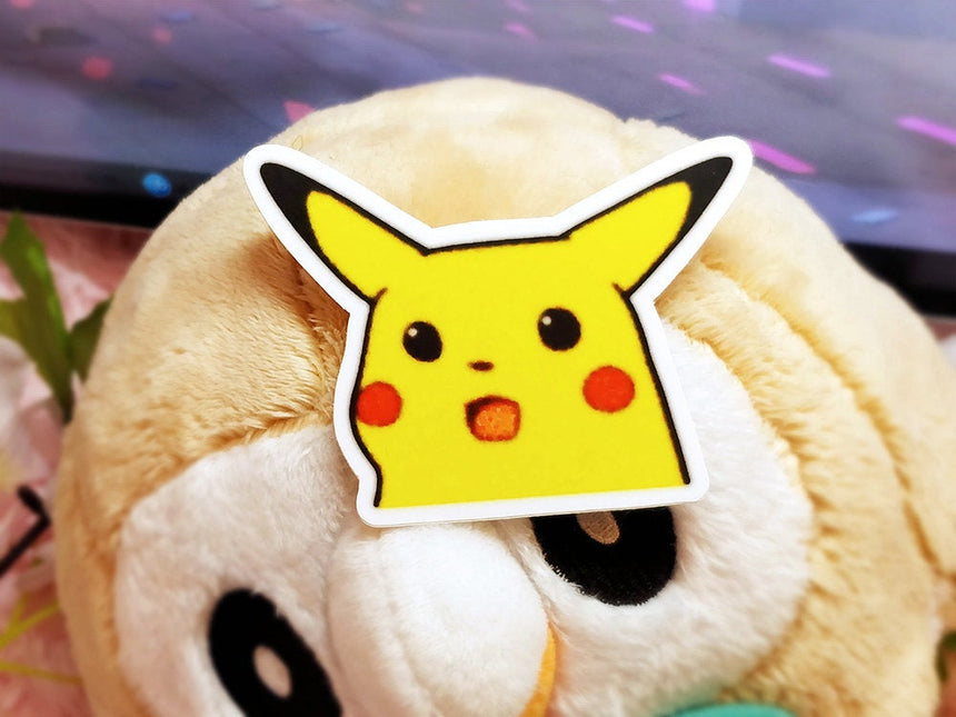 surprised pikachu plush
