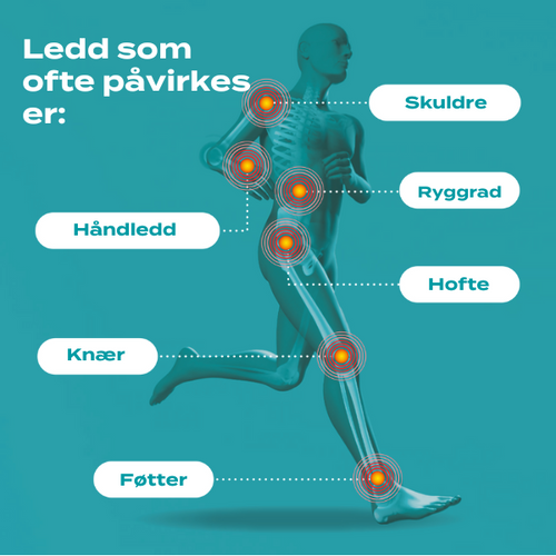 Hvilke ledd som ofte påvirkes