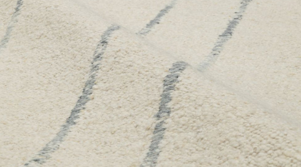Xava Gray Stripe Stark Carpet designer rug collection – Kush Rugs
