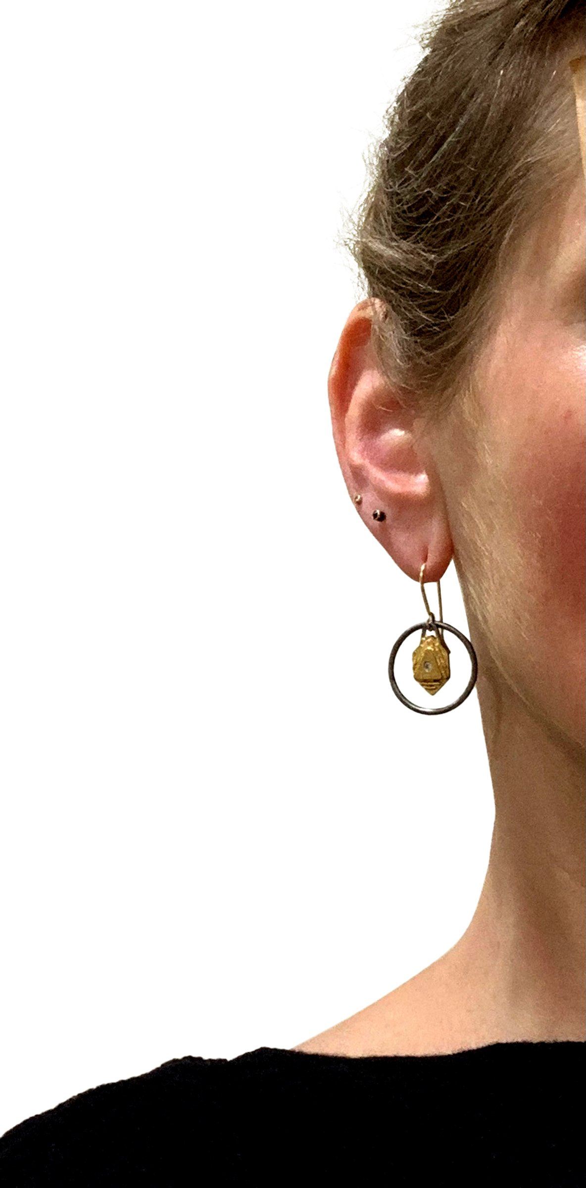 Terra Earring - 1 - Opal - jenny reeves