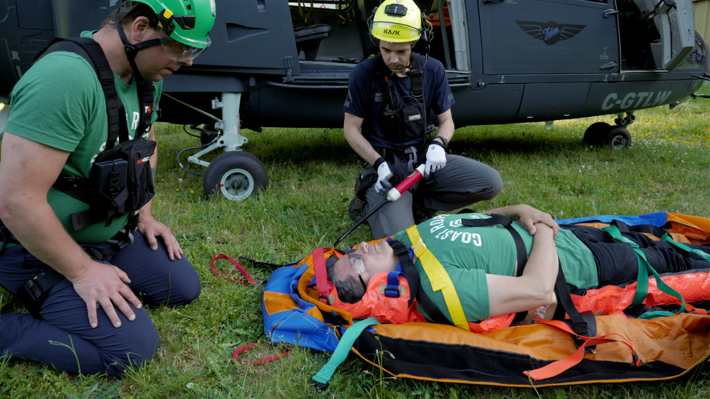 Training session with North Shore Rescue