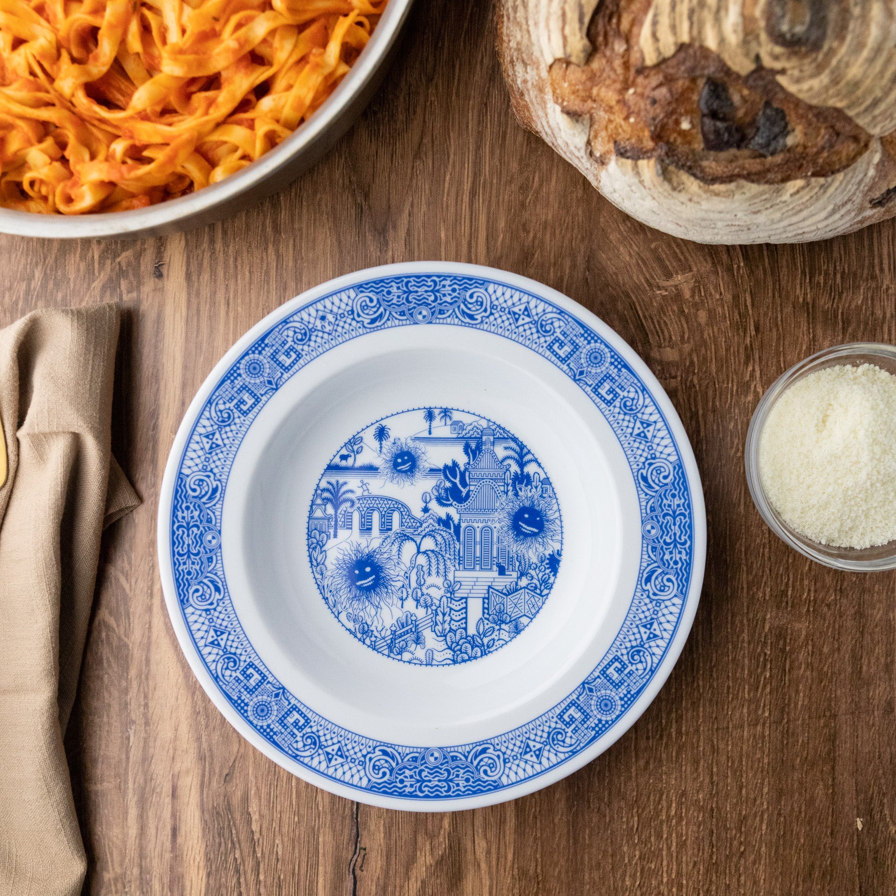 Nana's Blue and White Dishes: Shallot Confit
