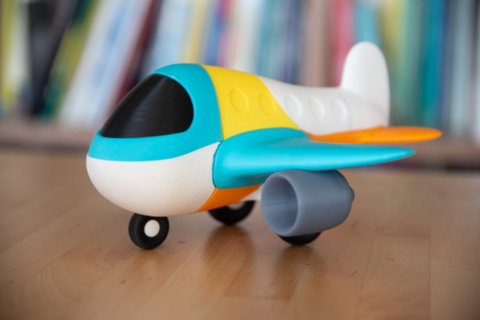 3d printed plane model