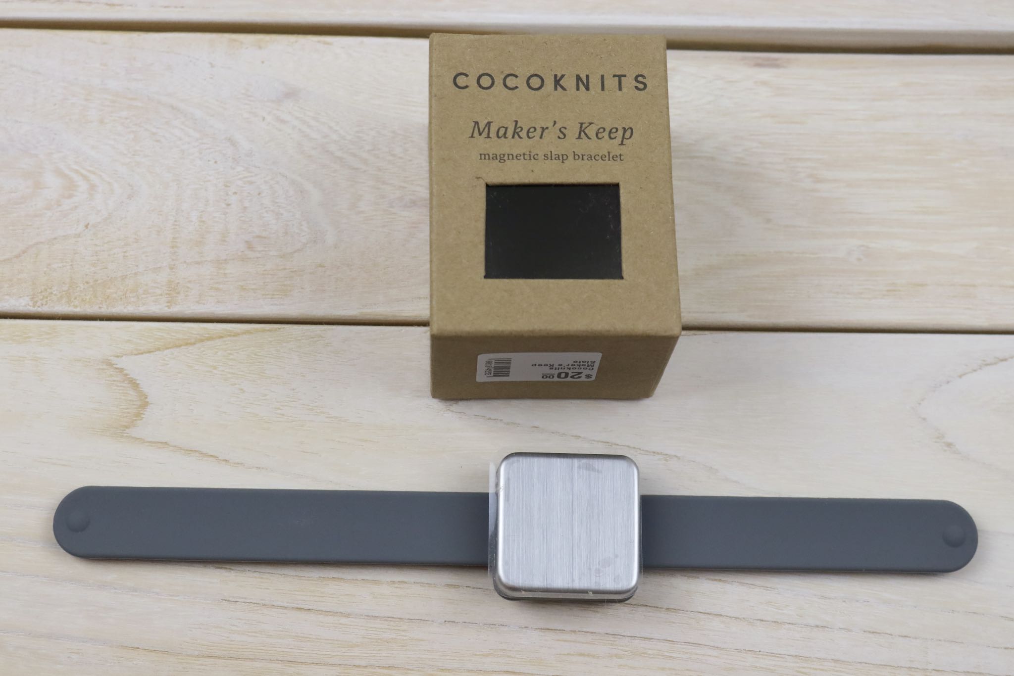 Maker's Keep Magnetic Slap Bracelet — Needles in the Hay