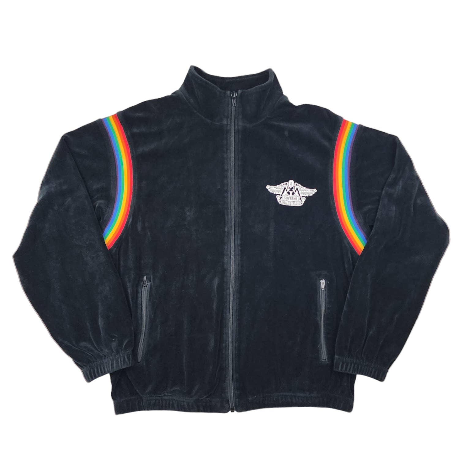 Supreme x Hysteric Glamour Track Jacket Velour BLACK Vintage