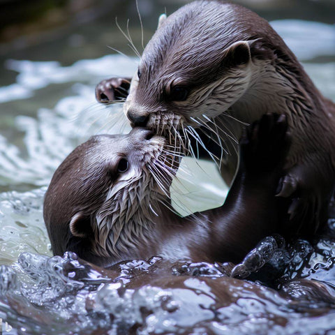 Loutre Loutre Pendentif Bijoux Faits À La Main, Je Porte-Clef