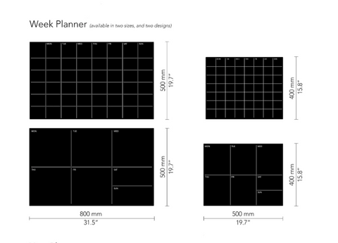 week planner