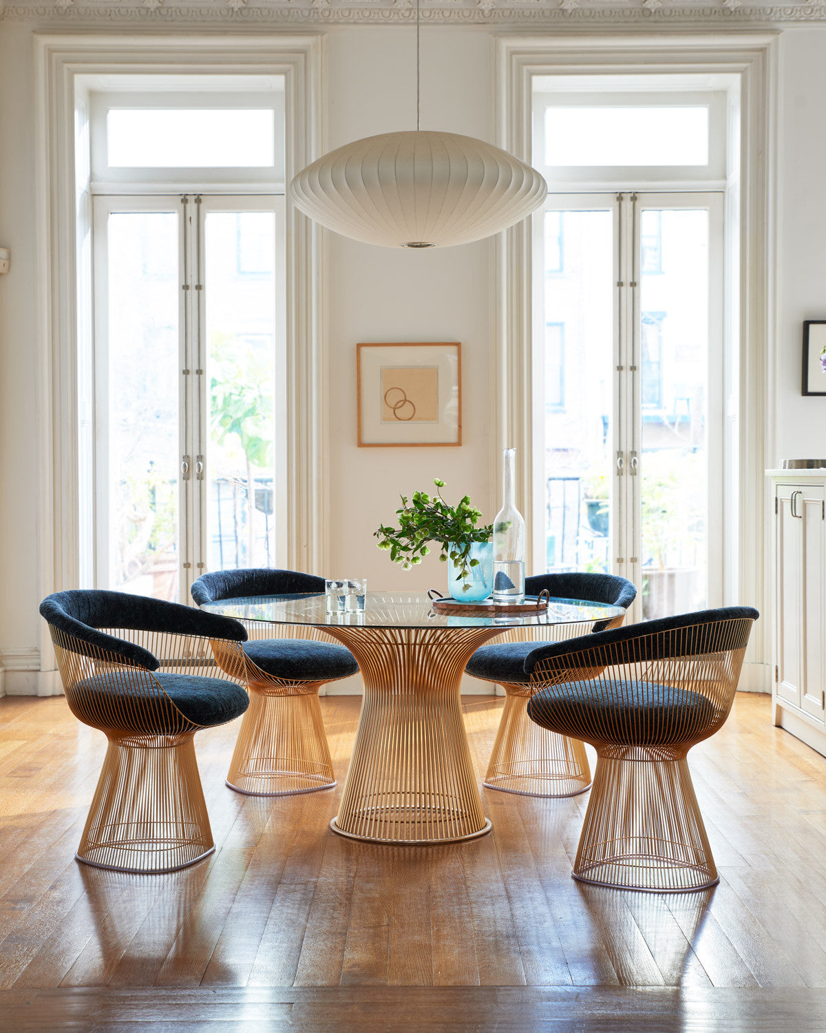 Platner Dining Table Gold Plated Couch Potato Company