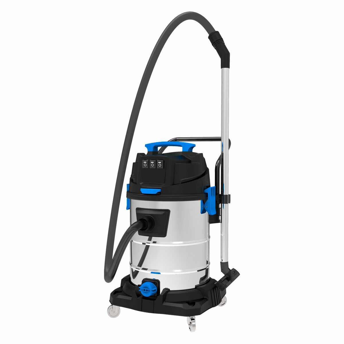 Fornorth Aspirapolvere Industriale Pro 3000, 80L, 3000W