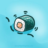 Sushi roll sketch
