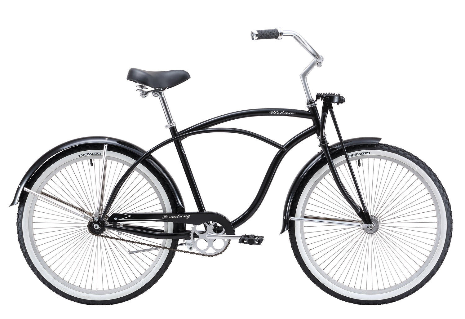 firmstrong urban man single speed beach cruiser bicycle