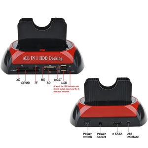 all in one hdd docking station format disk