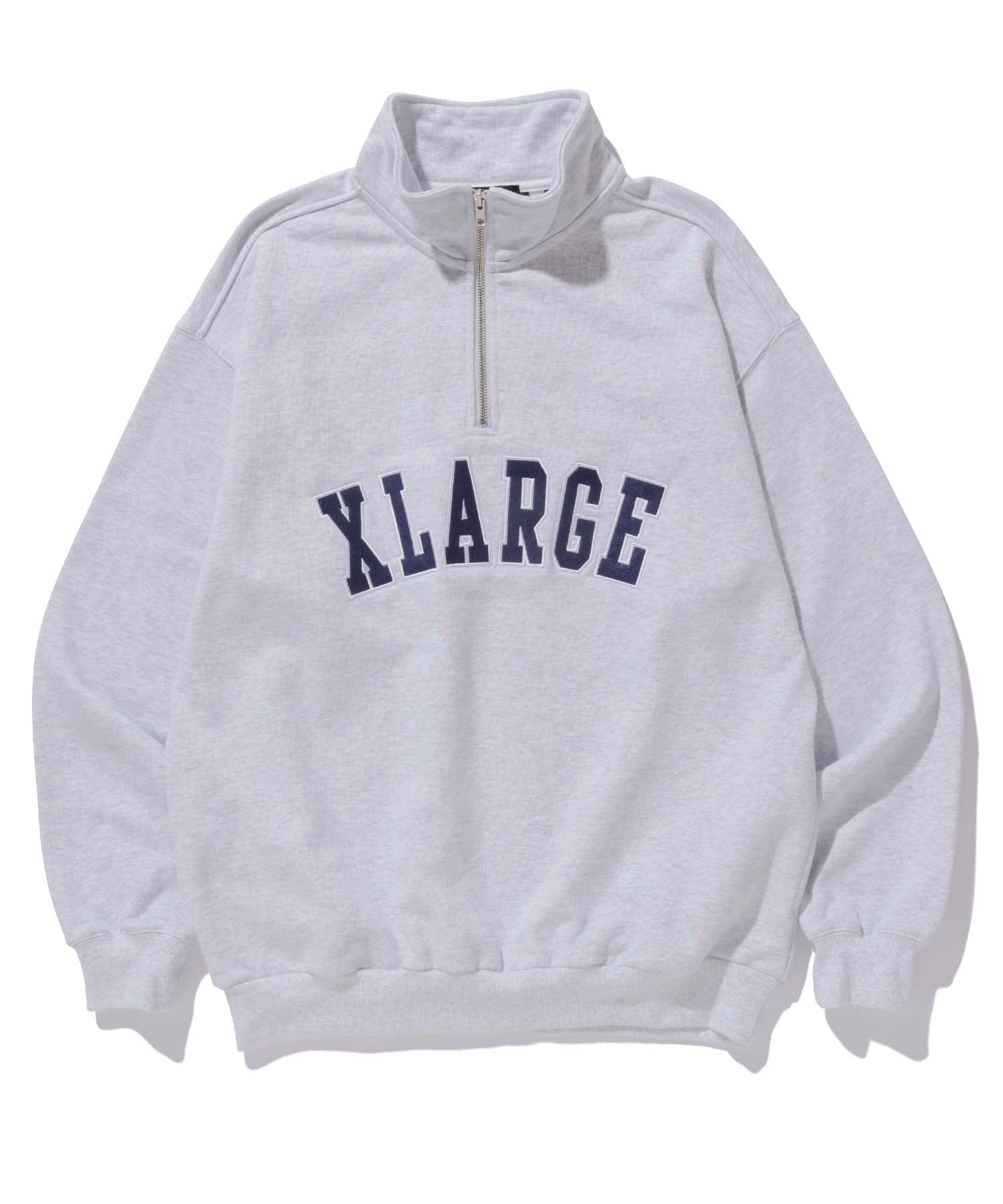 ARCH LOGO HALF ZIP PULLOVER KNIT-