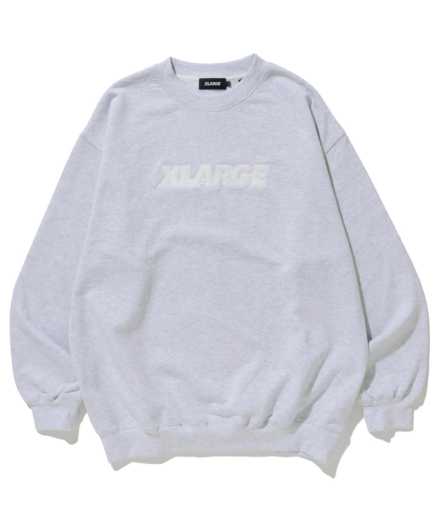 STRIPED SLEEVE TEAM LOGO CREWNECK SWEAT | XLARGE