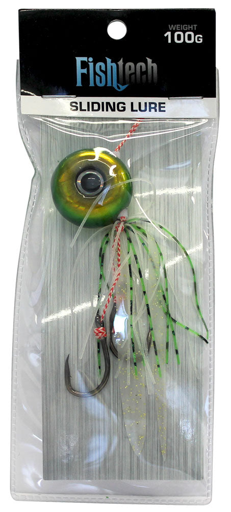 Fishtech 100g Slippery Slider Lure - Green