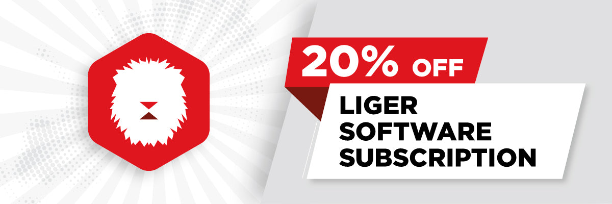 20% off Liger Software Subscription