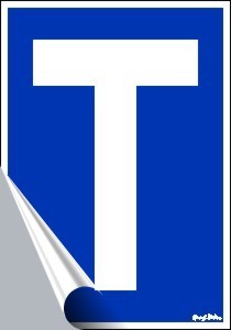 "T" tanuló vezető tábla