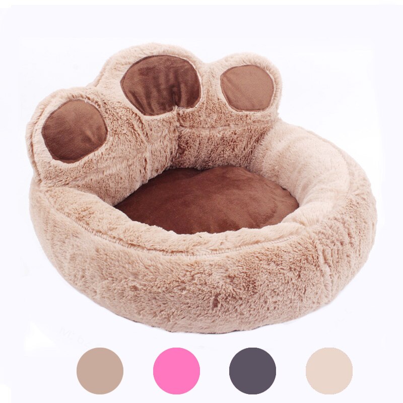 fluffy dog bed