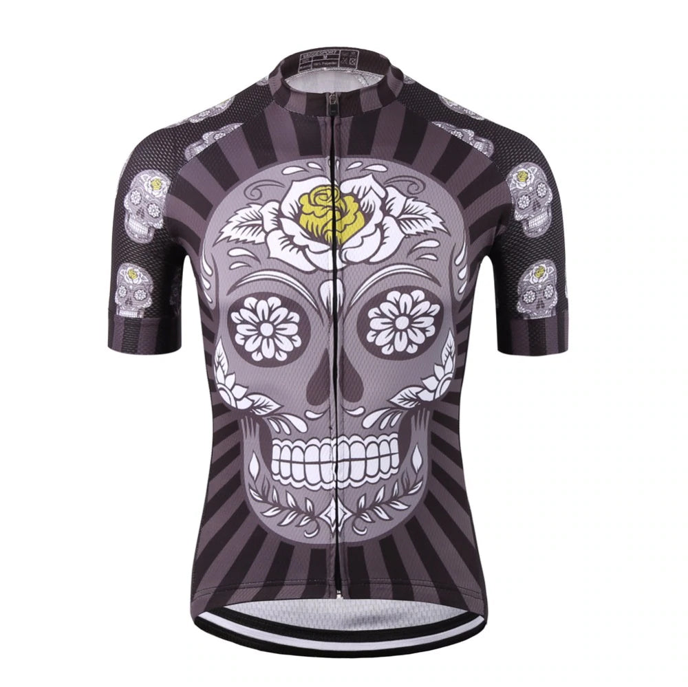 sugar skull cycling jersey